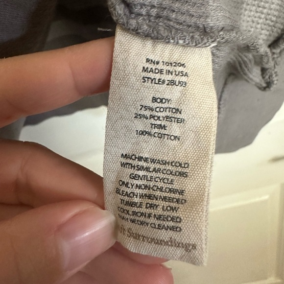 Soft Surroundings Thermal Top with Kangaroo Pocket - Picture 7 of 8